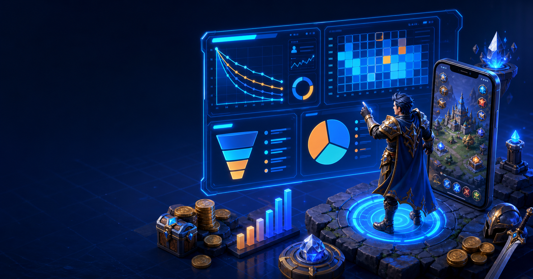 Dashboard analytics game mobile: 10 chỉ số vàng cho đội ngũ tăng trưởng