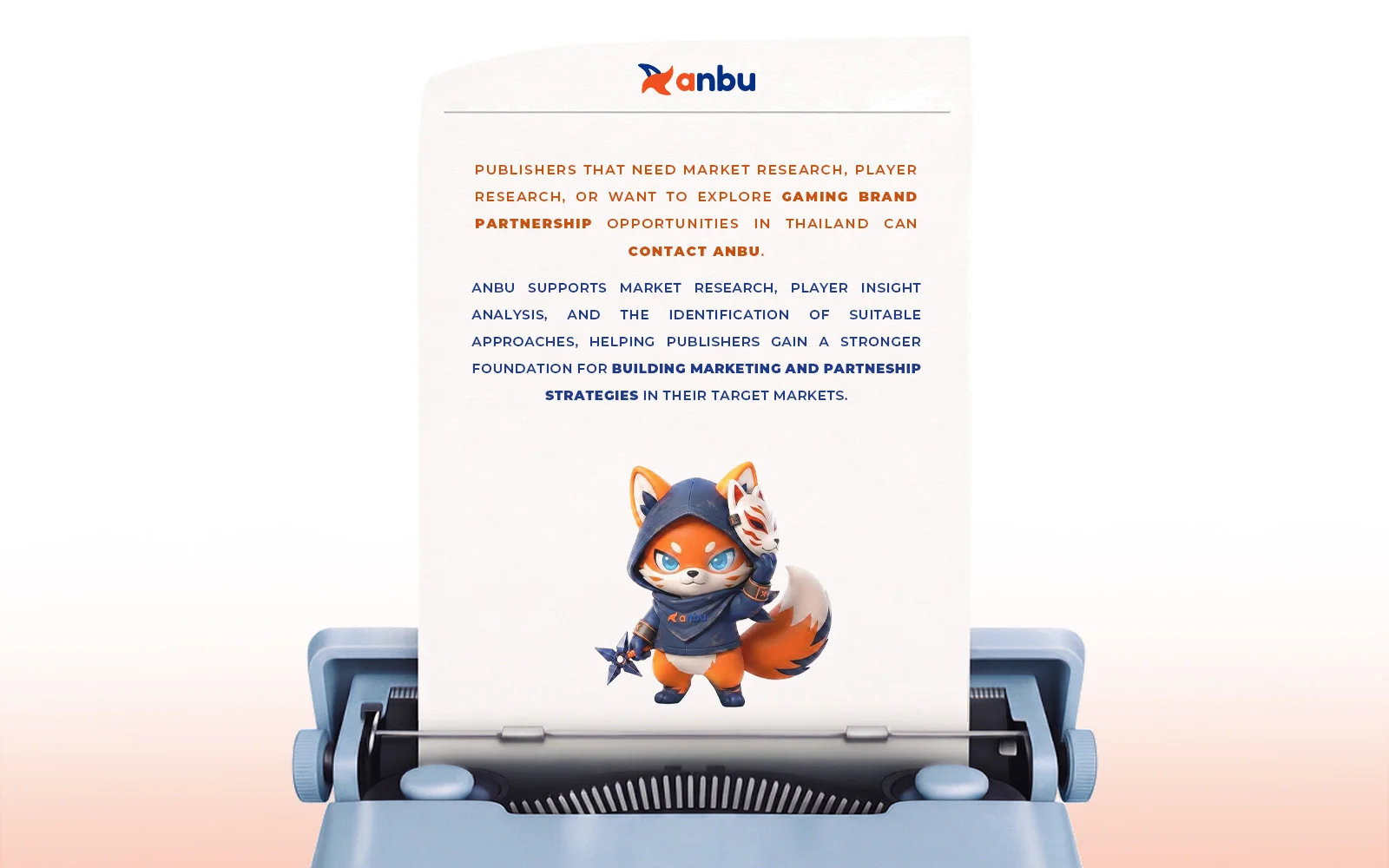 Liên hệ ANBU để khai phá cơ hội Gaming Brand Partnership tại Thái Lan